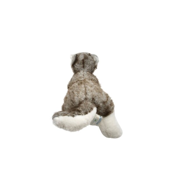 Build a Bear Gray & White Husky Stuffed Animal Plush Dog - Picture 2 of 3